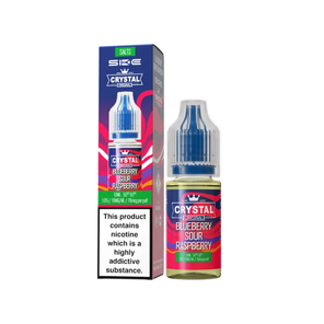 Blueberry Sour Raspberry Nic Salt E-Liquid by SKE Crystal Original 10ml