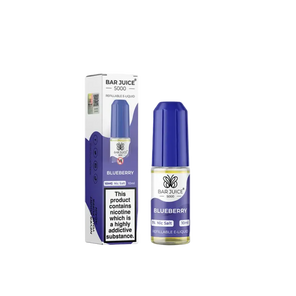 Blueberry Nic Salt E-Liquid by Bar Juice 5000 Salts 10ml