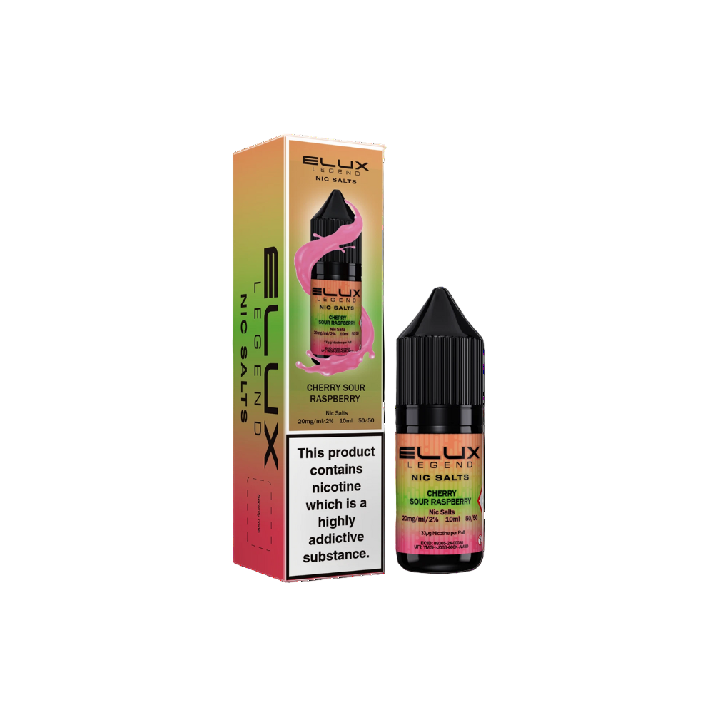 Elux Legend Cherry Sour Raspberry vape juice or eliquid for UK