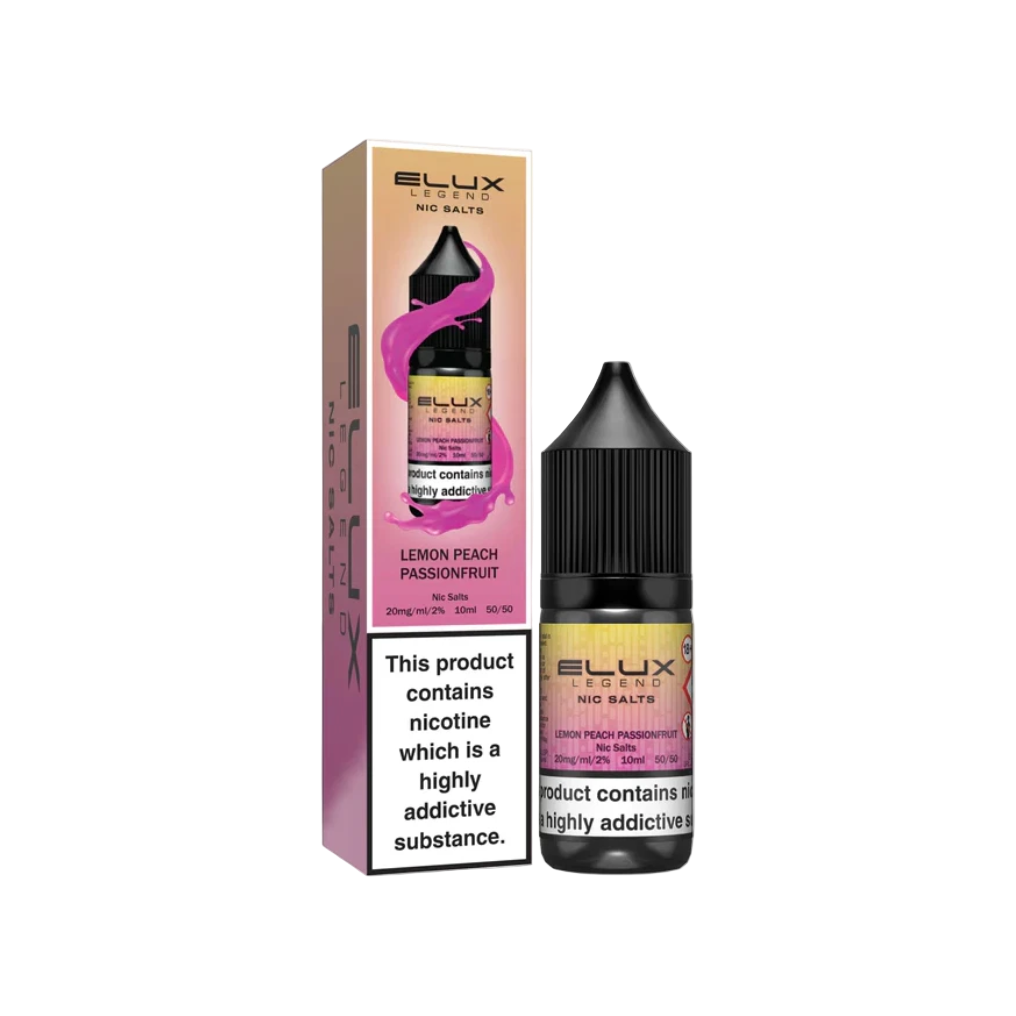 Lemon Peach Passionfruite Elux Vape Juice or Eliquid for UK