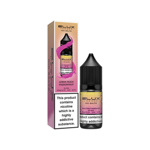 Lemon Peach Passionfruite Elux Vape Juice or Eliquid for UK