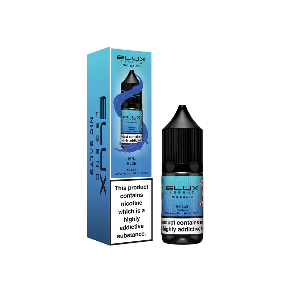 Mr Blue Elux Legend nic salt vape juice