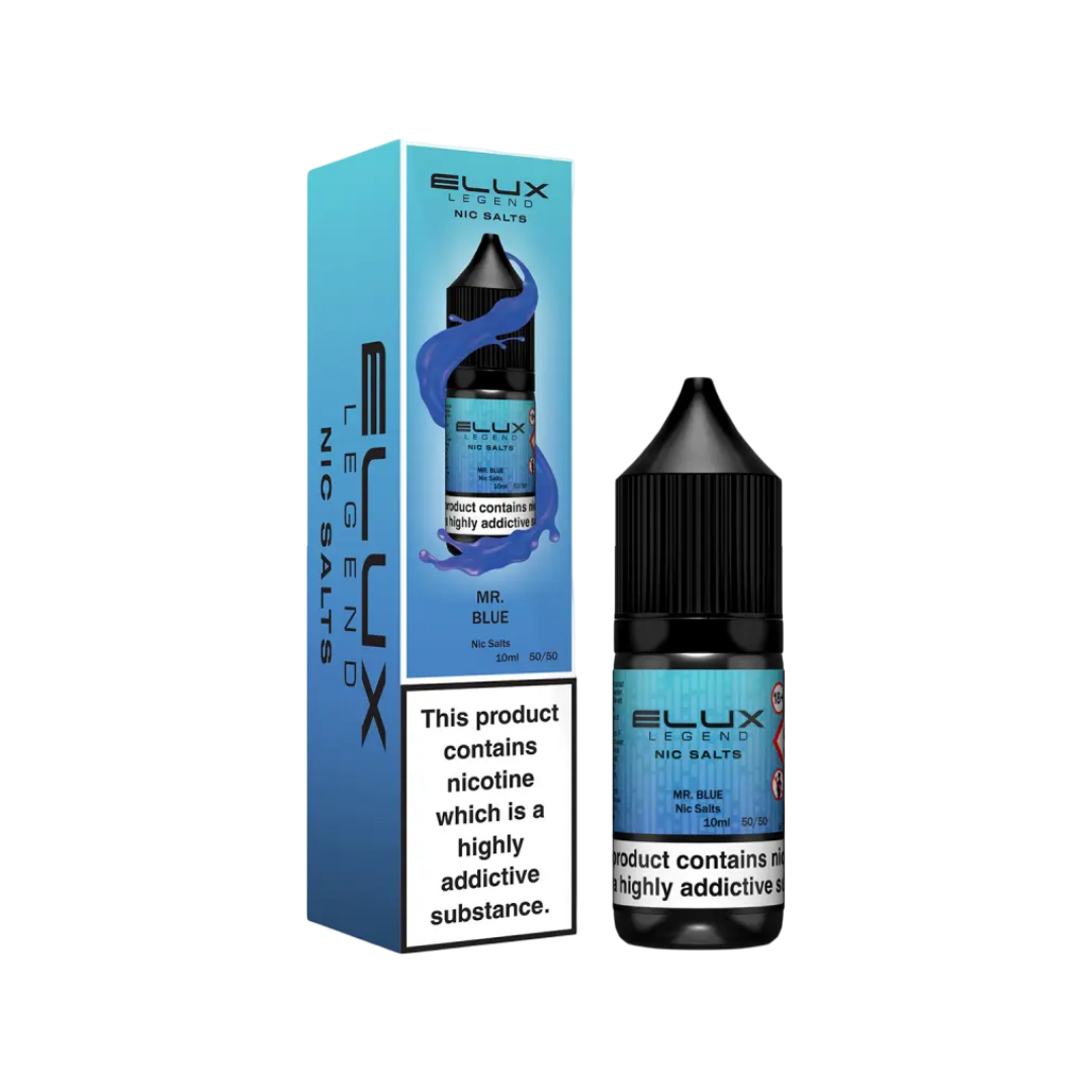 Mr Blue Elux Legend nic salt vape juice