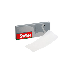 Silver Rolling Papers By SWAN - Regular Size