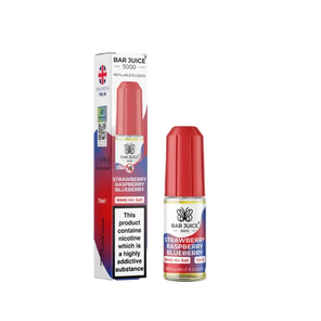 Strawberry Raspberry Blueberry Nic Salt E-Liquid by Bar Juice 5000 Salts 10ml