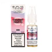 Strawberry Raspberry Cherry Ice Nic Salt E-Liquid by Elf Bar  10ml