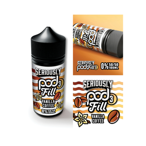 Seriously Pod Fill 3 Vanilla Coffee E-liquid Shortfill