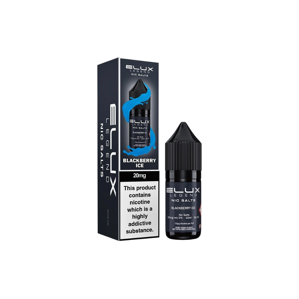 Elux Nic Salts Blackberry Ice vape juice