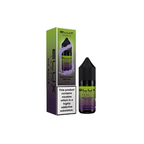 ELUX Black Current Menthol liquid which are juicy for UK