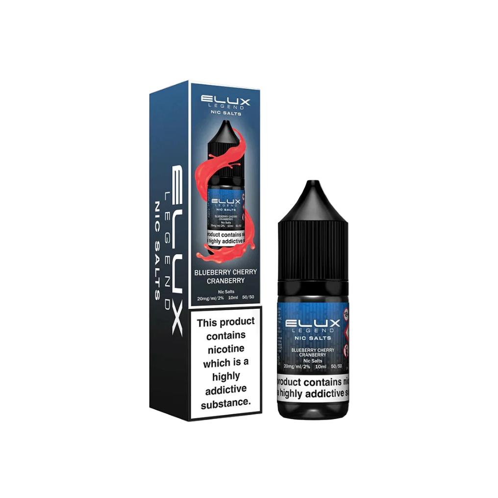 blueberry cherry cranberry elux nic salt