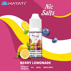 Hayati Pro Max Nic Salts Berry Lemonade vape juice 