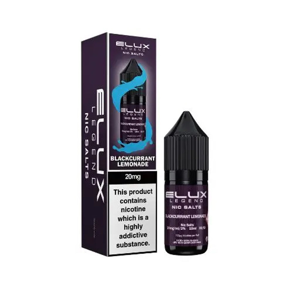 Blackcurrant Lemonade Nic Salt E-Liquid by Elux 10ml