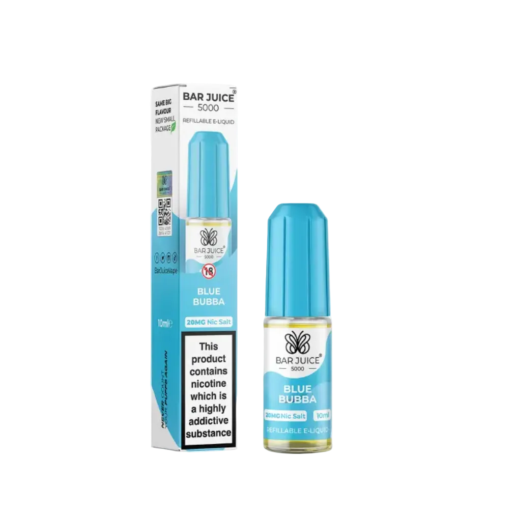 Blue Bubba Nic Salt E-Liquid by Bar Juice 5000 10ml