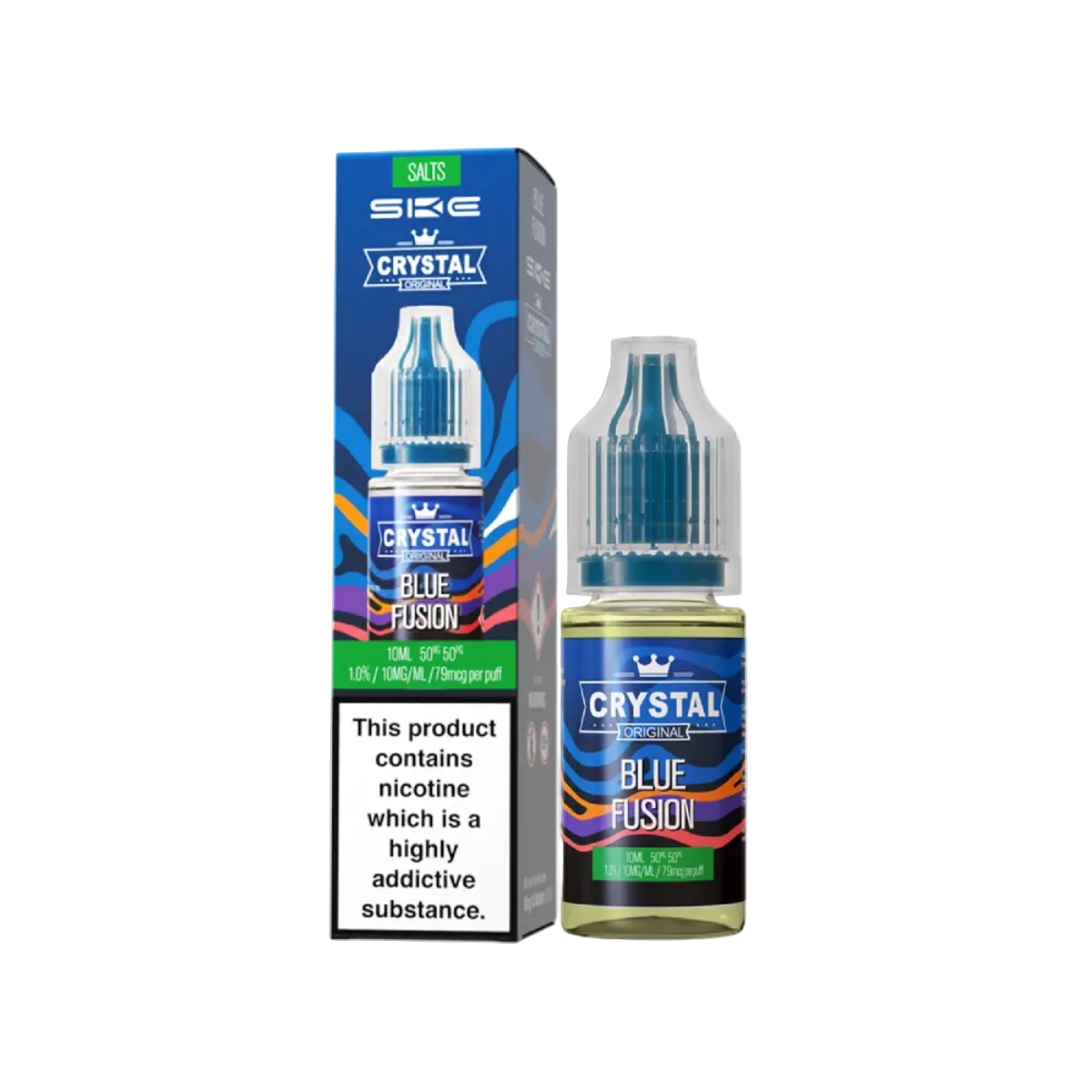 Blue Fusion Nic Salt E-Liquid by SKE Crystal Original 10ml