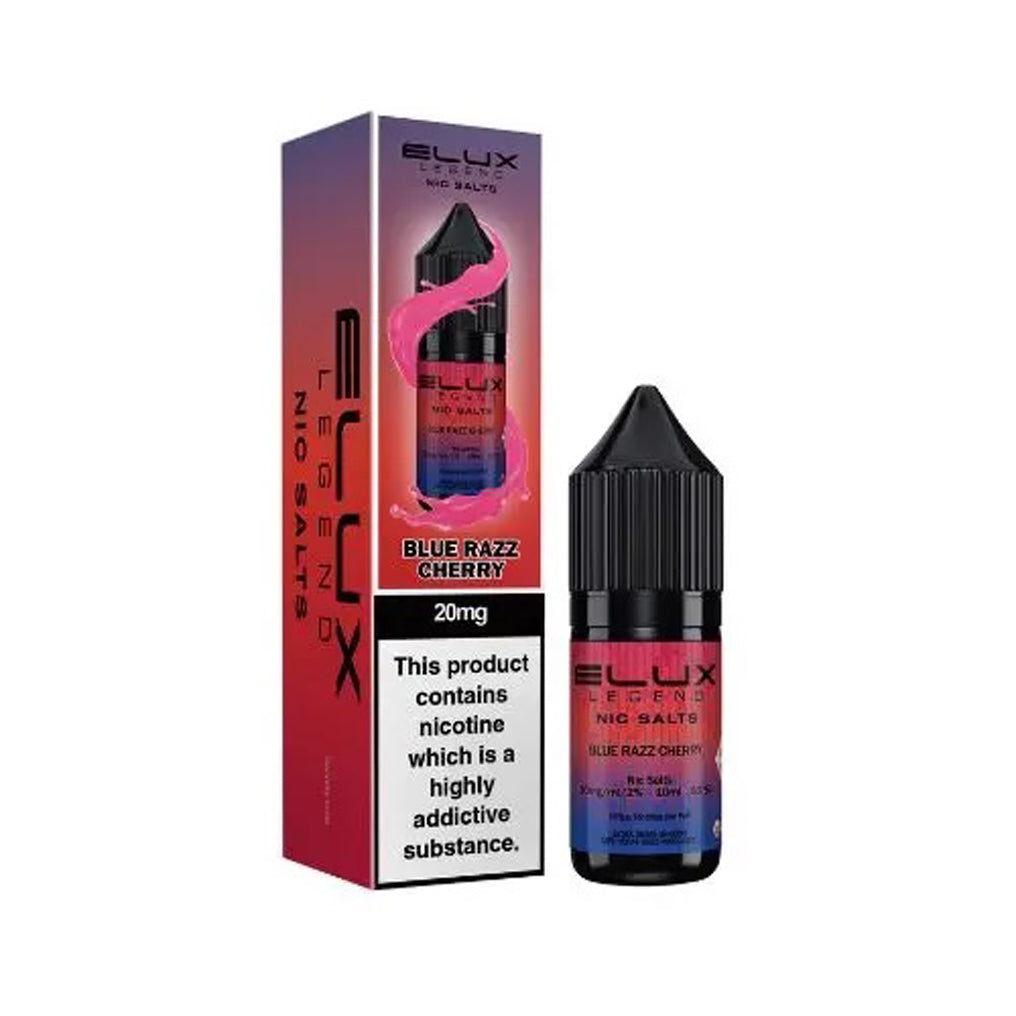 Blue Razz Cherry Nic Salt E-Liquid by Elux 10ml
