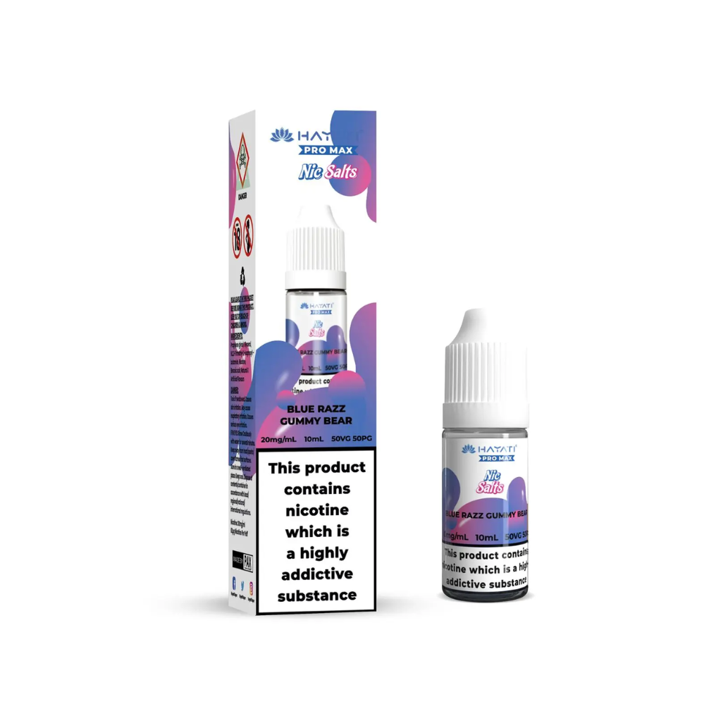 Blue Razz Gummy Bear Nic Salt E-Liquid by Hayati  10ml