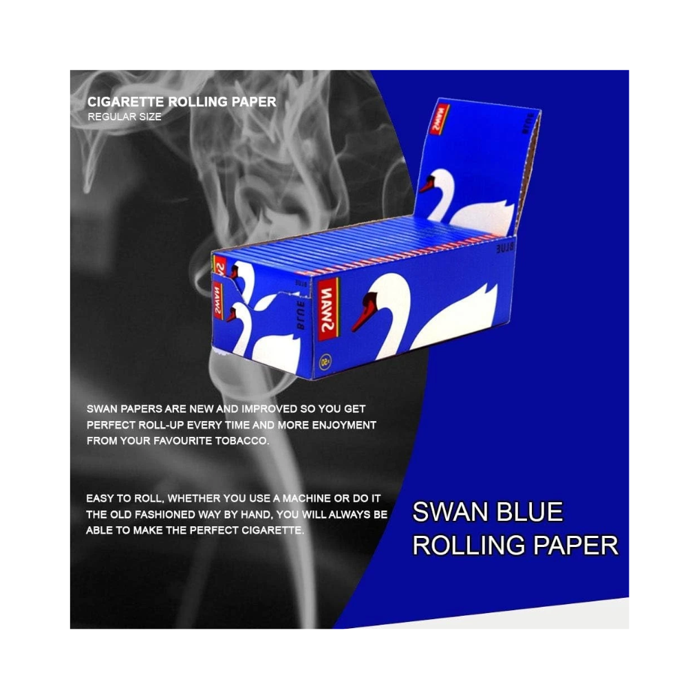 Blue Rolling Papers By SWAN - Regular Size