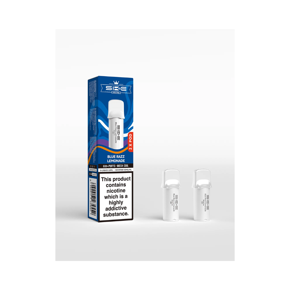 Blue Razz Lemonade SKE Crystal 600 Pro pod kit