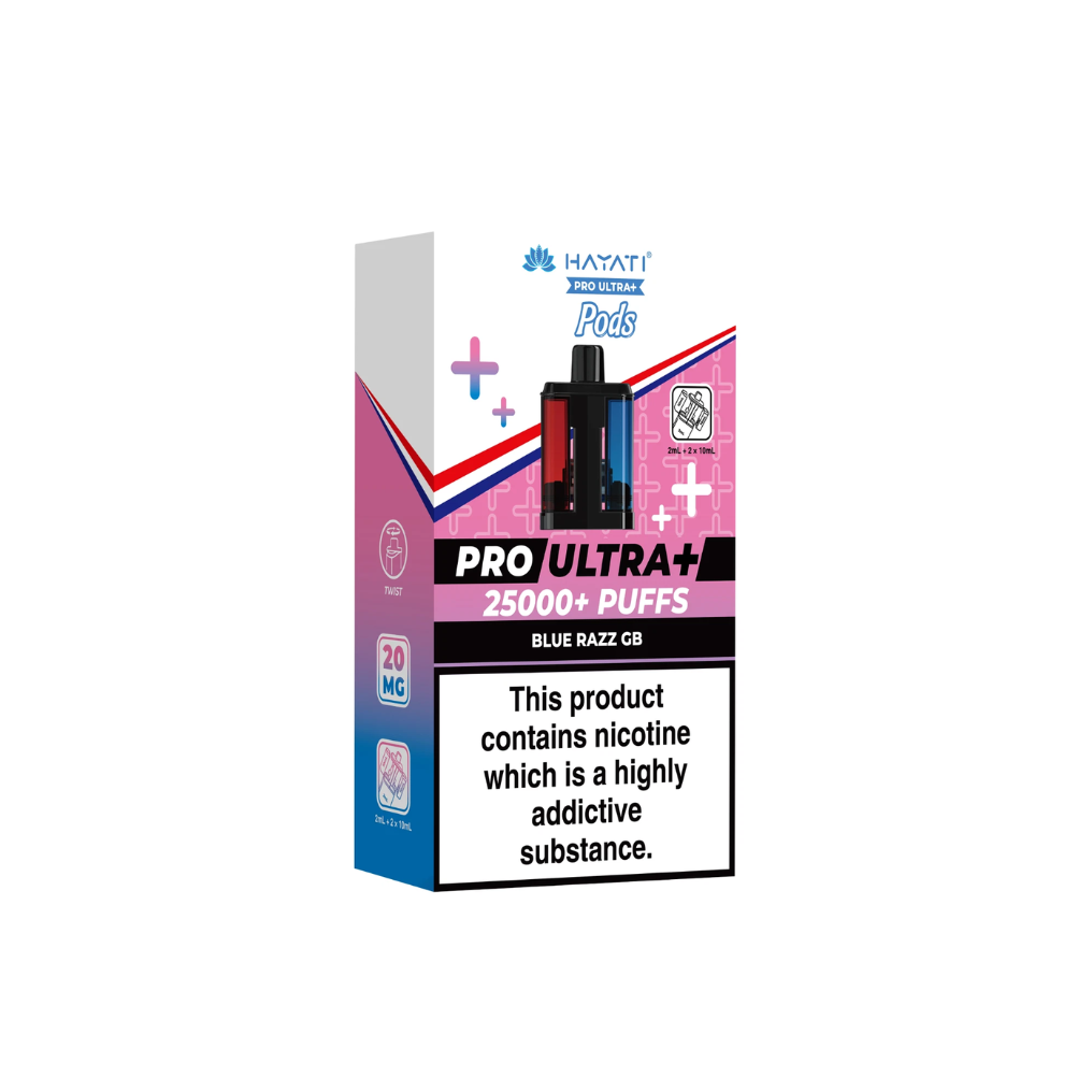 Buy Hayati Pro Ultra Plus 25000 Puffs Pods | Free UK Delivery | 7.99   VapoHub