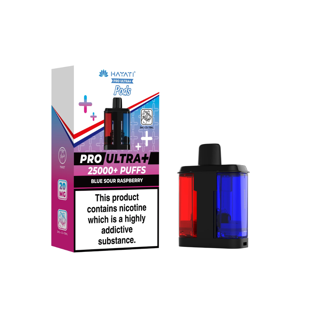 Lemon and lime hayati pro ultra plus 25000 prefilled pods