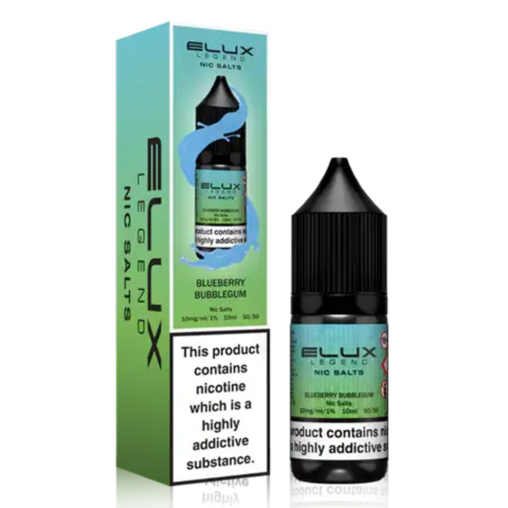 Blueberry Bubblegum Nic Salt E-Liquid by Elux  10ml
