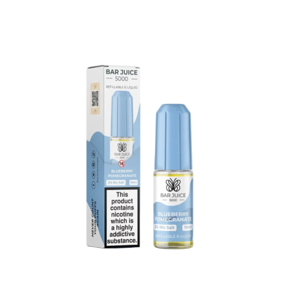 Blueberry Pomegranate Nic Salt E-Liquid by Bar Juice 5000 Salts 10ml