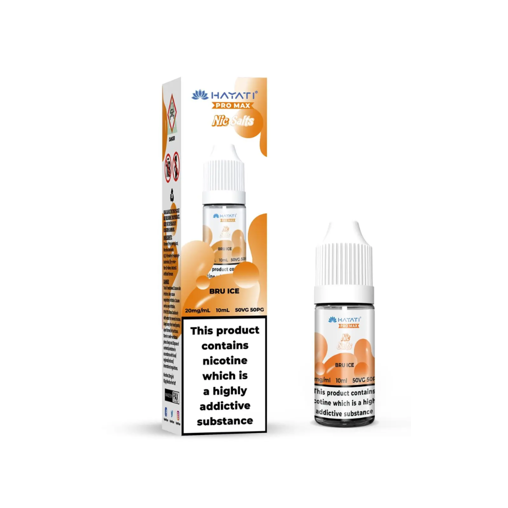 Bru Ice Nic Salt E-Liquid by Hayati  10ml