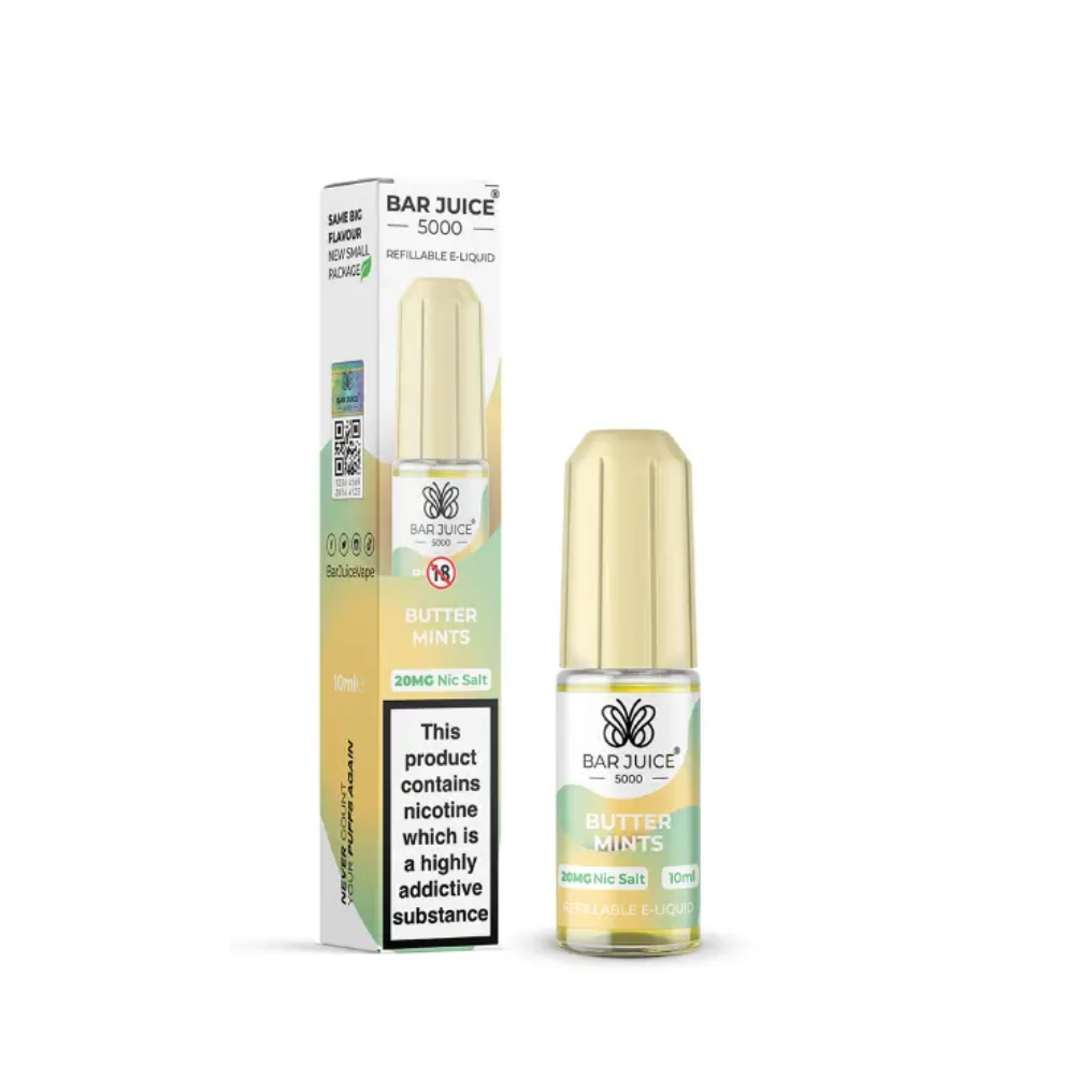 Butter Mints Nic Salt E-Liquid by Bar Juice 5000 10ml