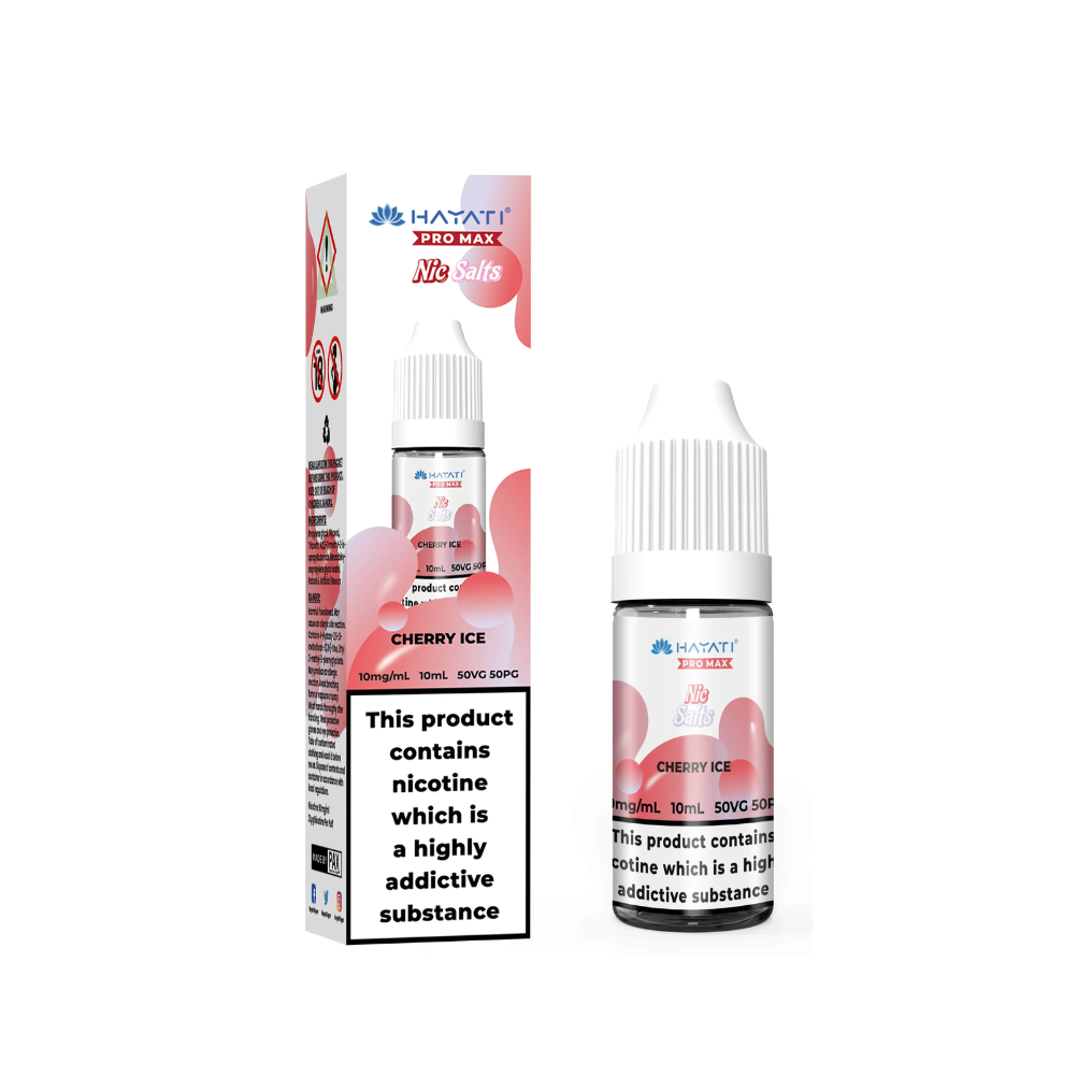 Cherry Ice Nic Salt E-Liquid by Hayati  10ml