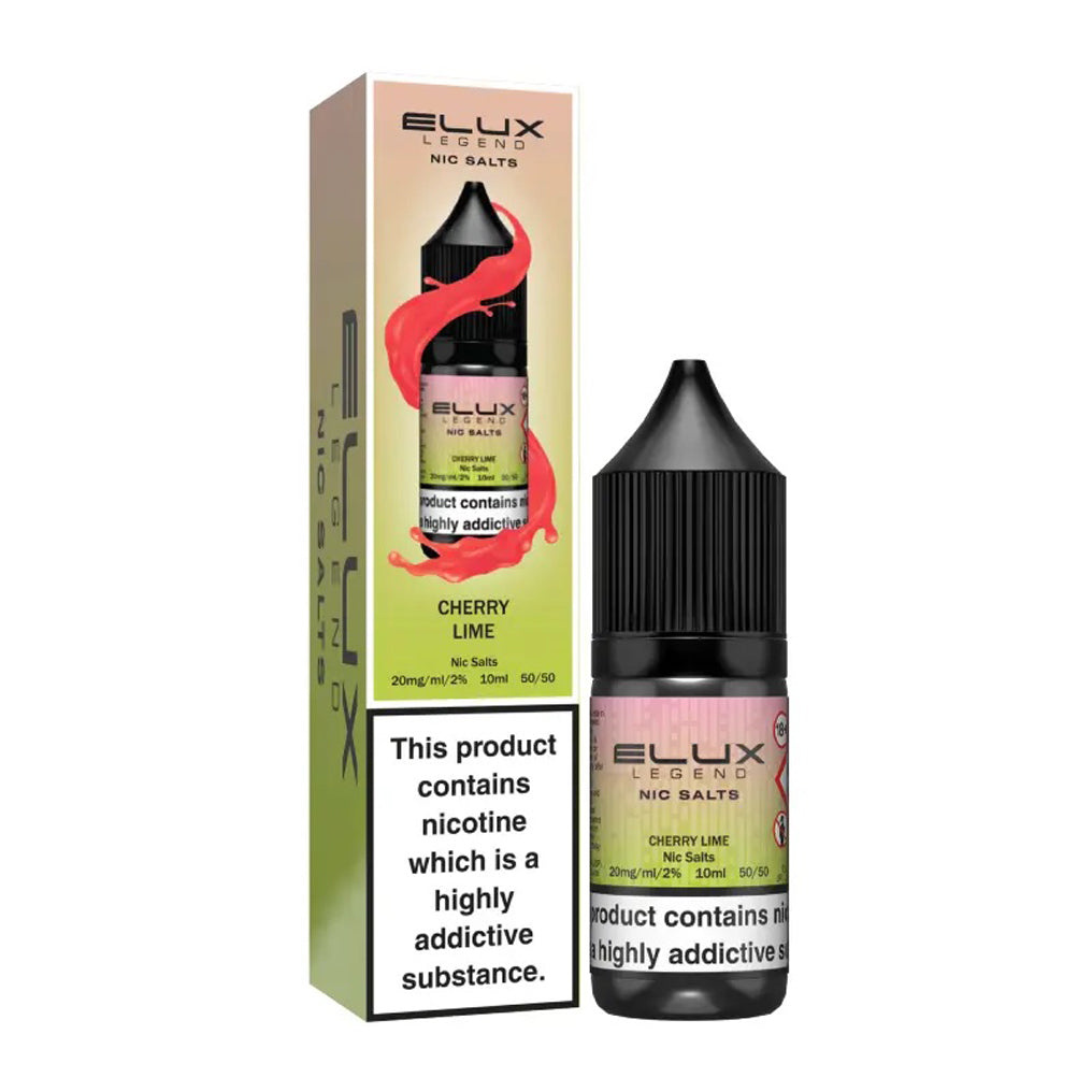 Cherry Lime Nic Salt E-Liquid by Elux 10ml