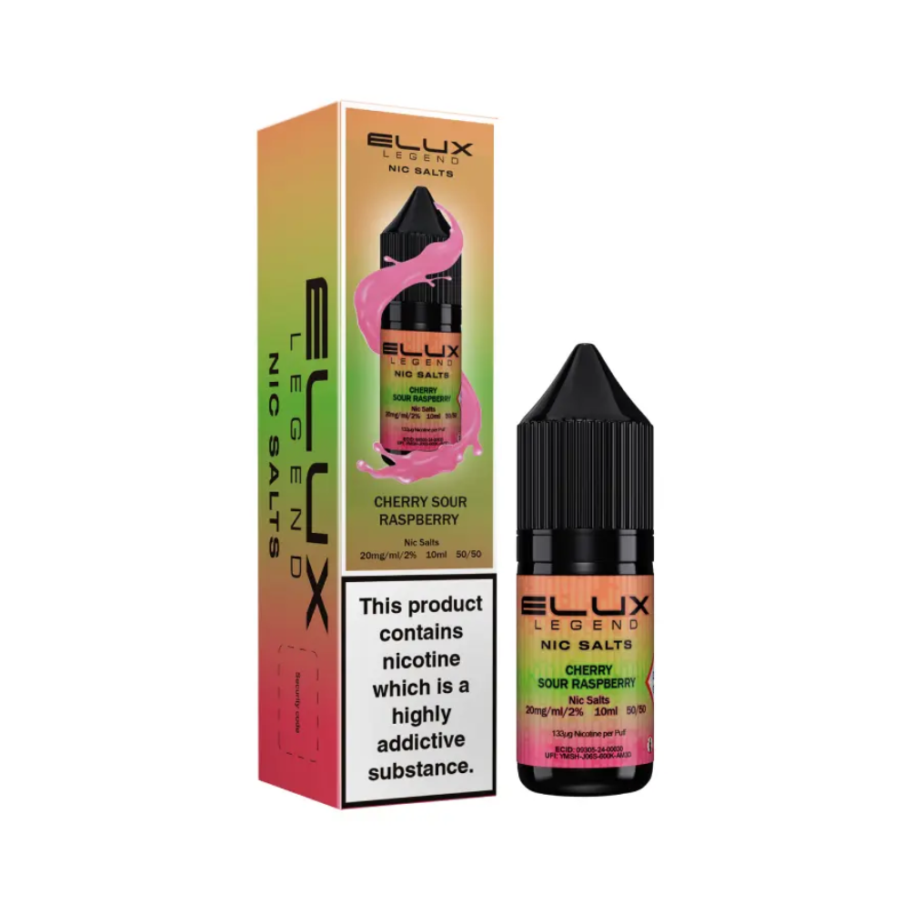Cherry Sour Raspberry Nic Salt E-Liquid by Elux 10ml