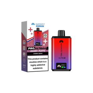 Cherry Berry hayati pro ultra plus 25000 prefilled pod kit