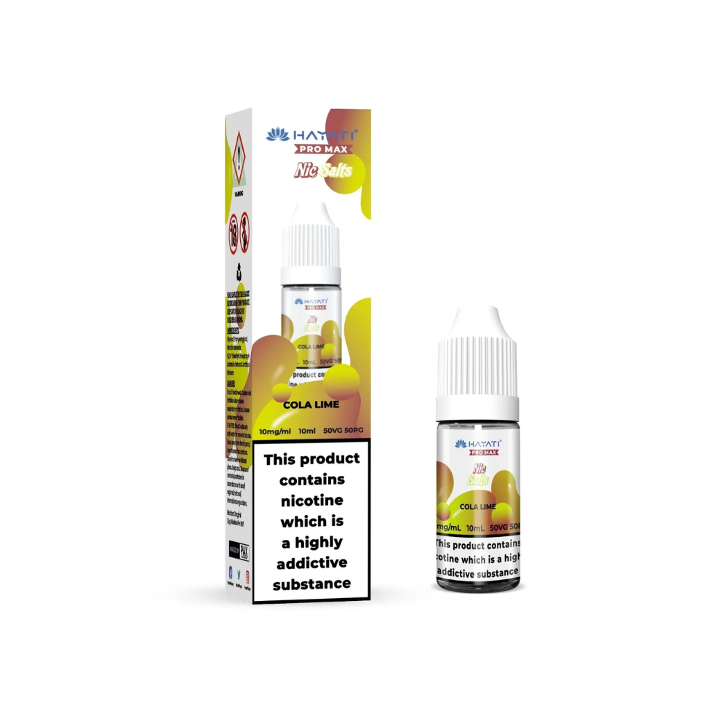 Cola Lime Nic Salt E-liquid by Hayati  10ml