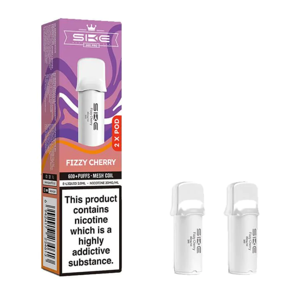 Fizzy Cherry ske crystal 600 puffs pro prefilled pod kit