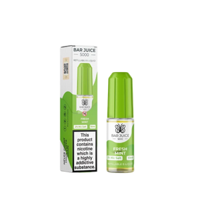 Fresh Mint Nic Salt E-Liquid by Bar Juice 5000 Salts 10ml