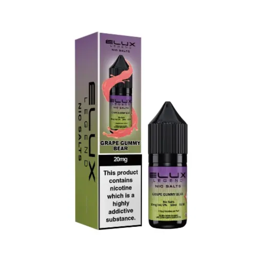 Grape Gummy Bear Nic Salt E-liquid by Elux 10ml