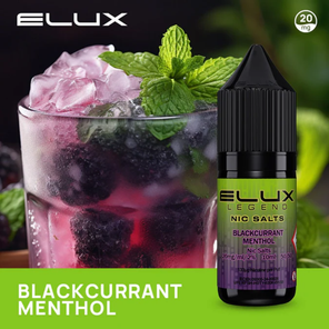 blackcurrant menthol elux nic salt
