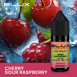cherry sour raspberry elux nic salt
