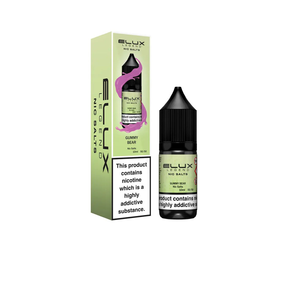 Gummy Bear Nic Salt E-Liquid by Elux Legend 10ml