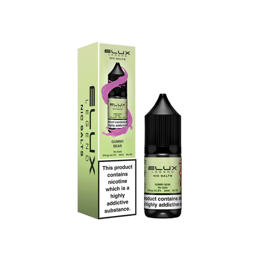 Elux legend Gummy Bear nic salt vape juice uk