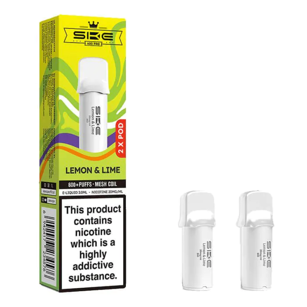Lemon and LIme ske crystal 600 pro prefilled pod kit