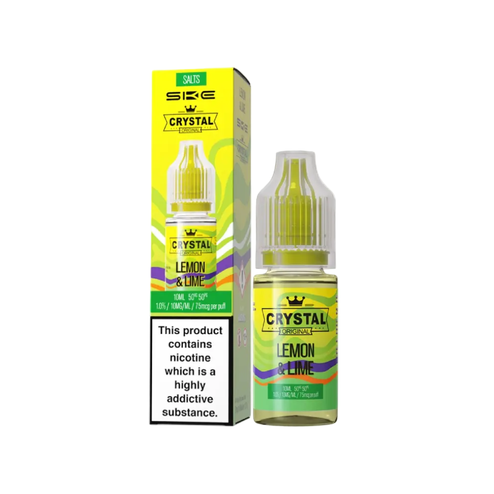 Lemon & Lime Nic Salt E-Liquid by SKE Crystal Original 10ml
