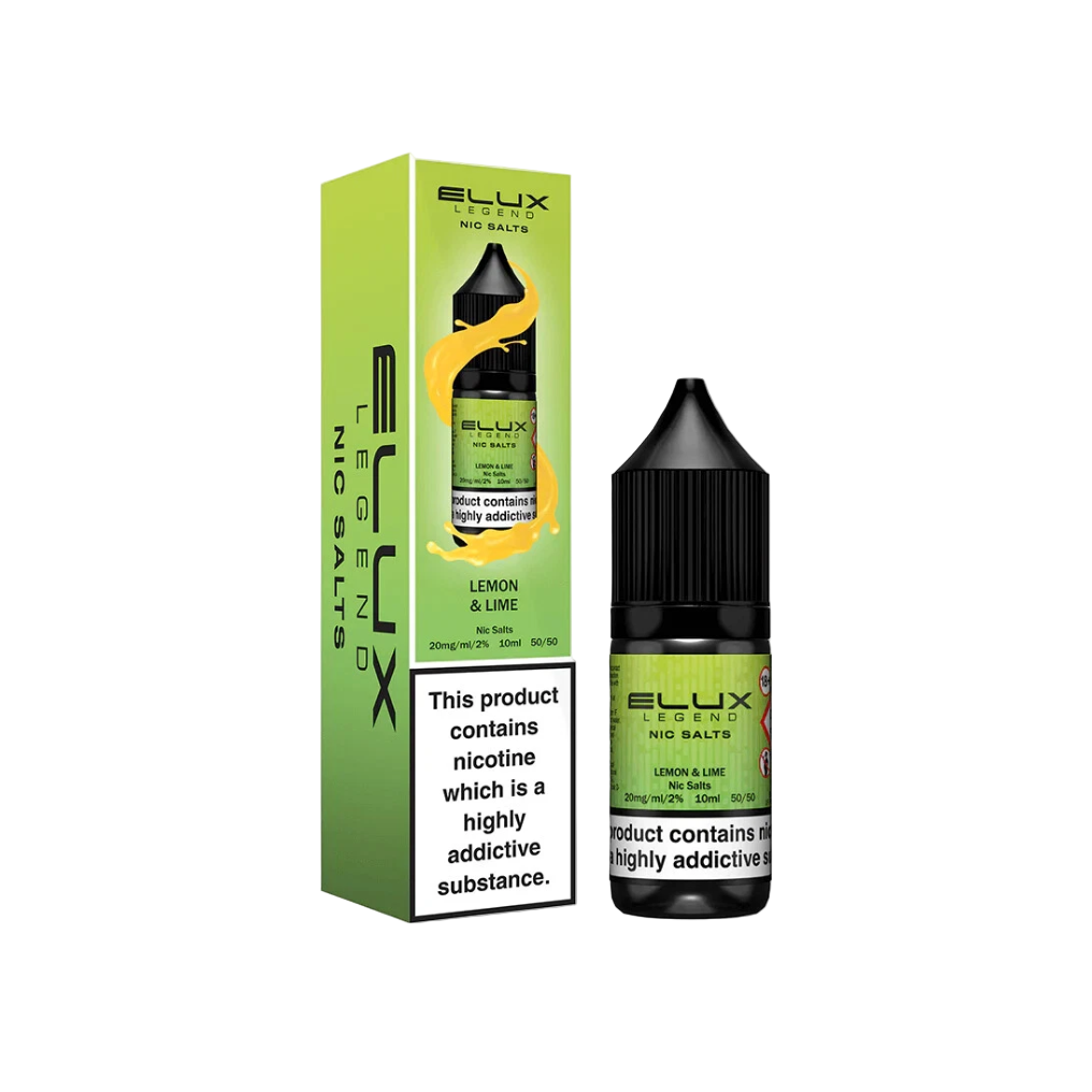 Elux legend Lemon and Lime nic salt e-liquid for uk