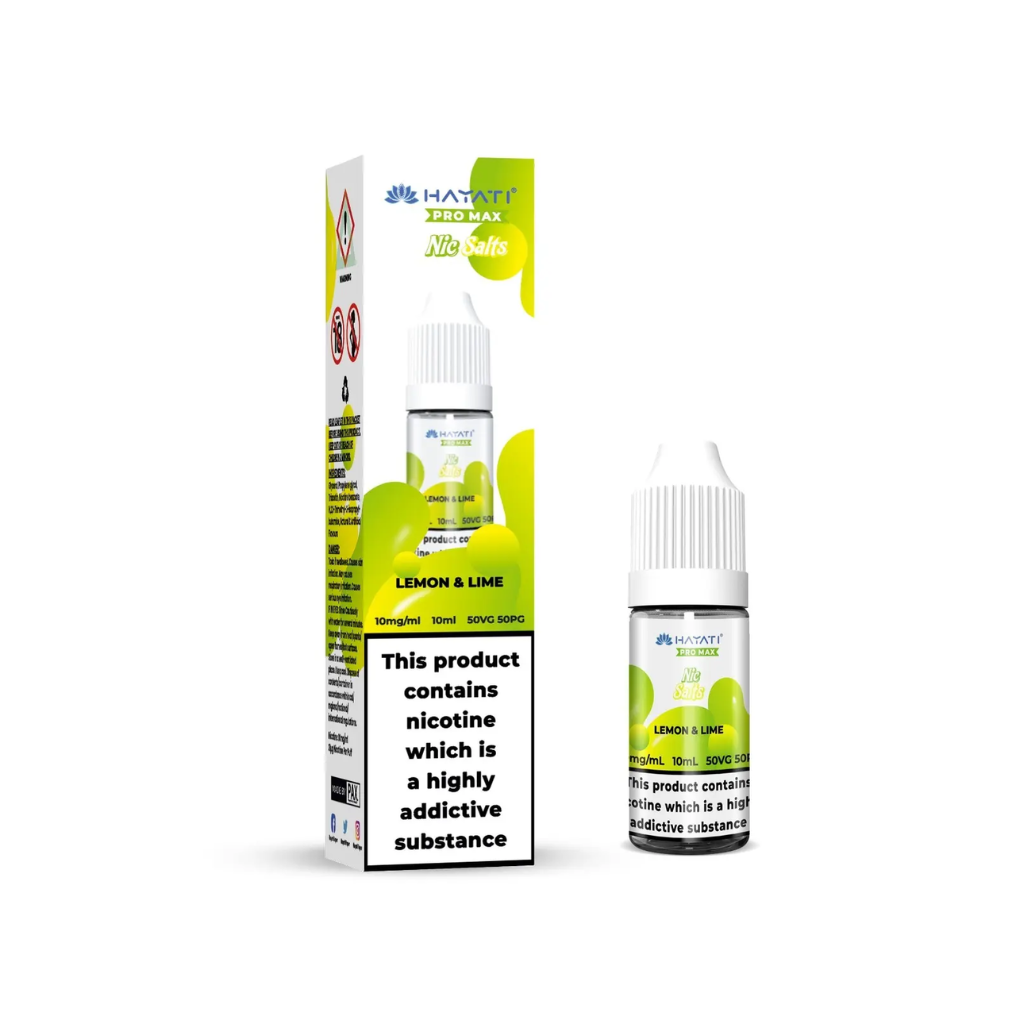 Lemon Lime Nic Salt E-liquid by Hayati  10ml