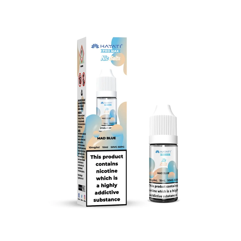 Mad Blue Nic Salt E-liquid by Hayati  10ml