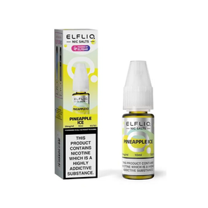 Elf Bar Elfliq Pineapple Ice Nic Salt E-Liquid 10ml bottle