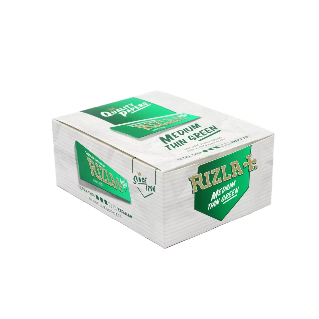 Green King Size Cigarette Rolling Papers By Rizla