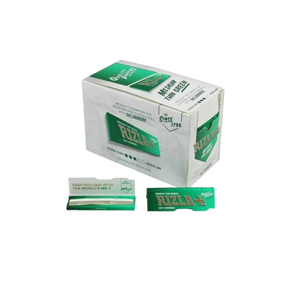 Rizla Green Cigarette Smoking Rolling Papers - Regular Size