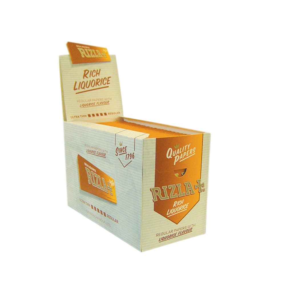 Rizla Liquorice Rolling paper orange regular size