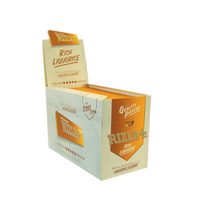 Rizla Liquorice Rolling paper orange regular size
